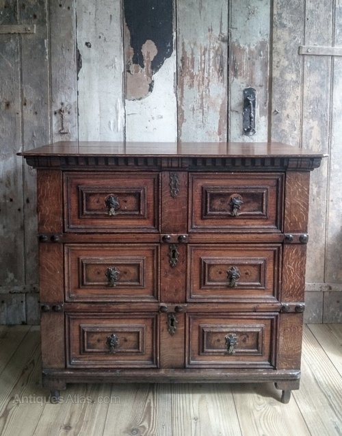 Early Oak Chest Antiques Atlas