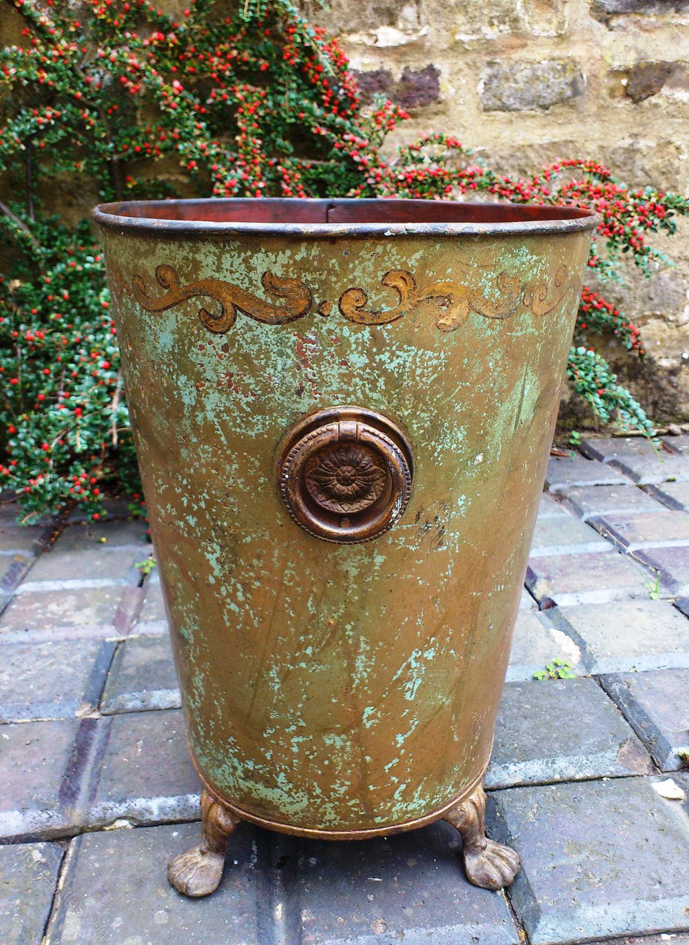 Antiques Atlas Tole Waste Paper Bin
