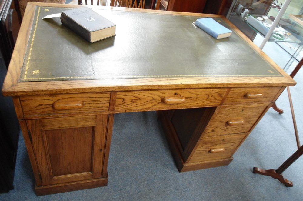 Oak Partners Desk Antiques Atlas