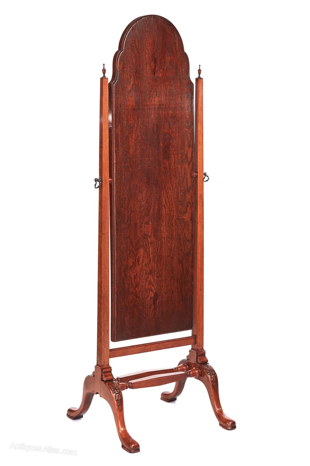 Antiques Atlas Antique Walnut Q Anne Revival Cheval Mirror