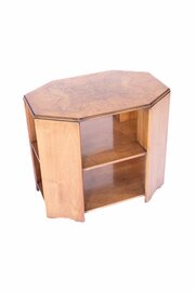 Art Deco Walnut Book Table 1930s