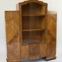 Art Deco Walnut Display Cabinet circa 1930s