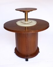 Art Deco Walnut Surprise Cocktail Table 1930s