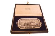 Art Deco Cased RAC Rally Plaque 1933