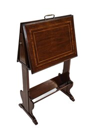 Edwardian Inlaid Port Folio Stand