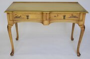 Fine Chinoiserie  Decorated 2 Drawer Table Circa 1