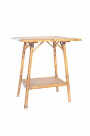 Late Victorian Bamboo Lamp Table