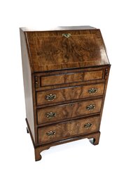 Queen Anne Style Walnut Bureau 1920s