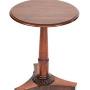Regency Rosewood circular top lamp table