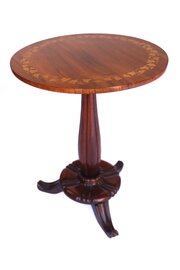 Victorian Rosewood & Marquetry Lamp Table