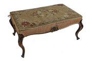 Victorian Walnut & Gilt Carved Stool