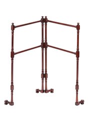 Victorian Mahogany Folding Towel Rail