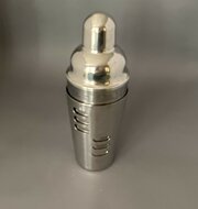 Vintage Recipe / Menu Cocktail Shaker 1950s