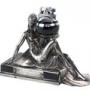 Vintage Ronson Egyptian lady Rondelight table  lighter 