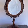 W1v Period Mahogany Circular Adjustable Dressing Mirror