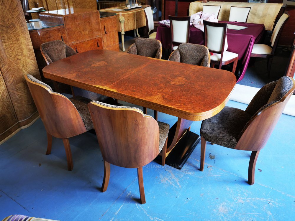 Art Deco Dining Table C 1935 Antiques Atlas
