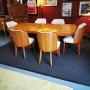 Epstein Art Deco Walnut Dining Table,chairs C 1930