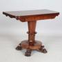 Early Victorian Mahogany Fold Over Tea Fable