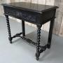 Victorian Ebonised Side Table 