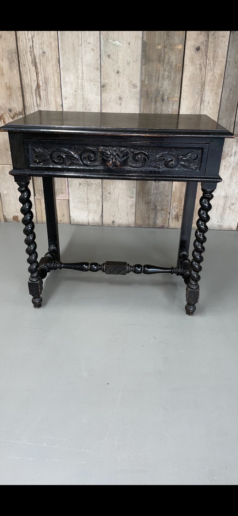 Victorian Ebonised Side Table Antiques Atlas