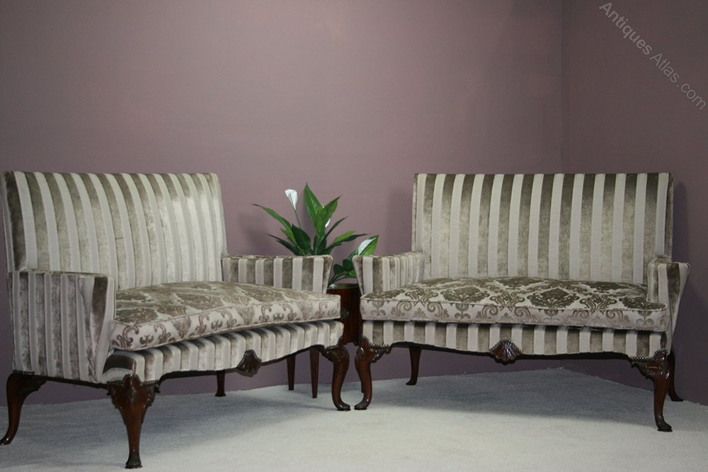 A Pair Of Couches In The Irish Chippendale Style Antiques Atlas