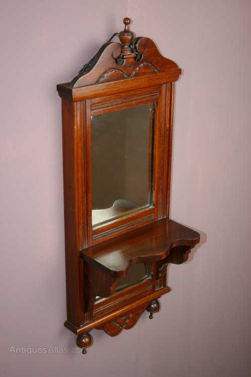 Antiques Atlas Victorian Wall Mounted Shaving Mirror Victorian Wall Mounted Shaving Mirror