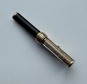 1970s Christian Dior Gold Plated Onyx Tie Clip