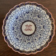 1st Period Worcester Blue Lilly Pattern Plate 1775