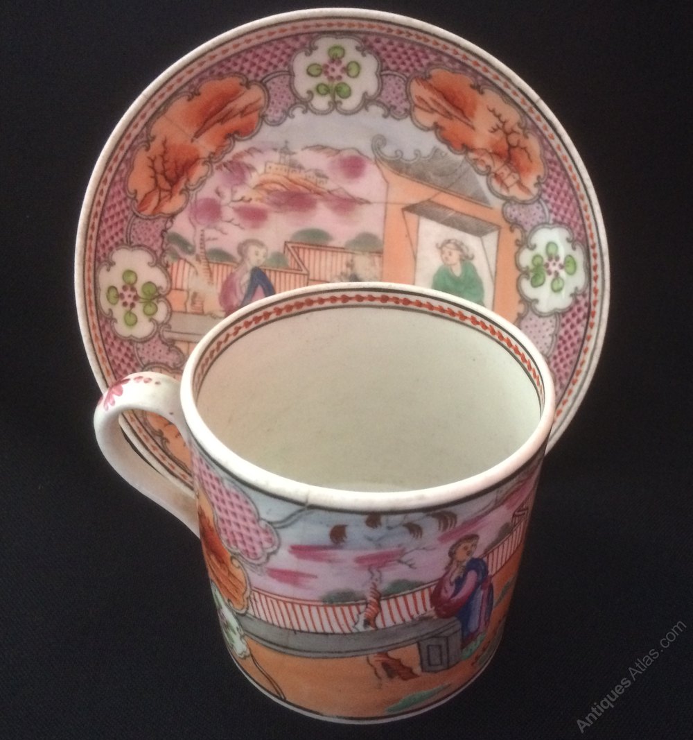 Antiques Atlas Newhall Cup & Saucer Pattern 425 Circa 1795