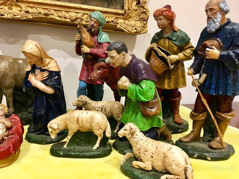 Antiques Atlas Church Nativity Set