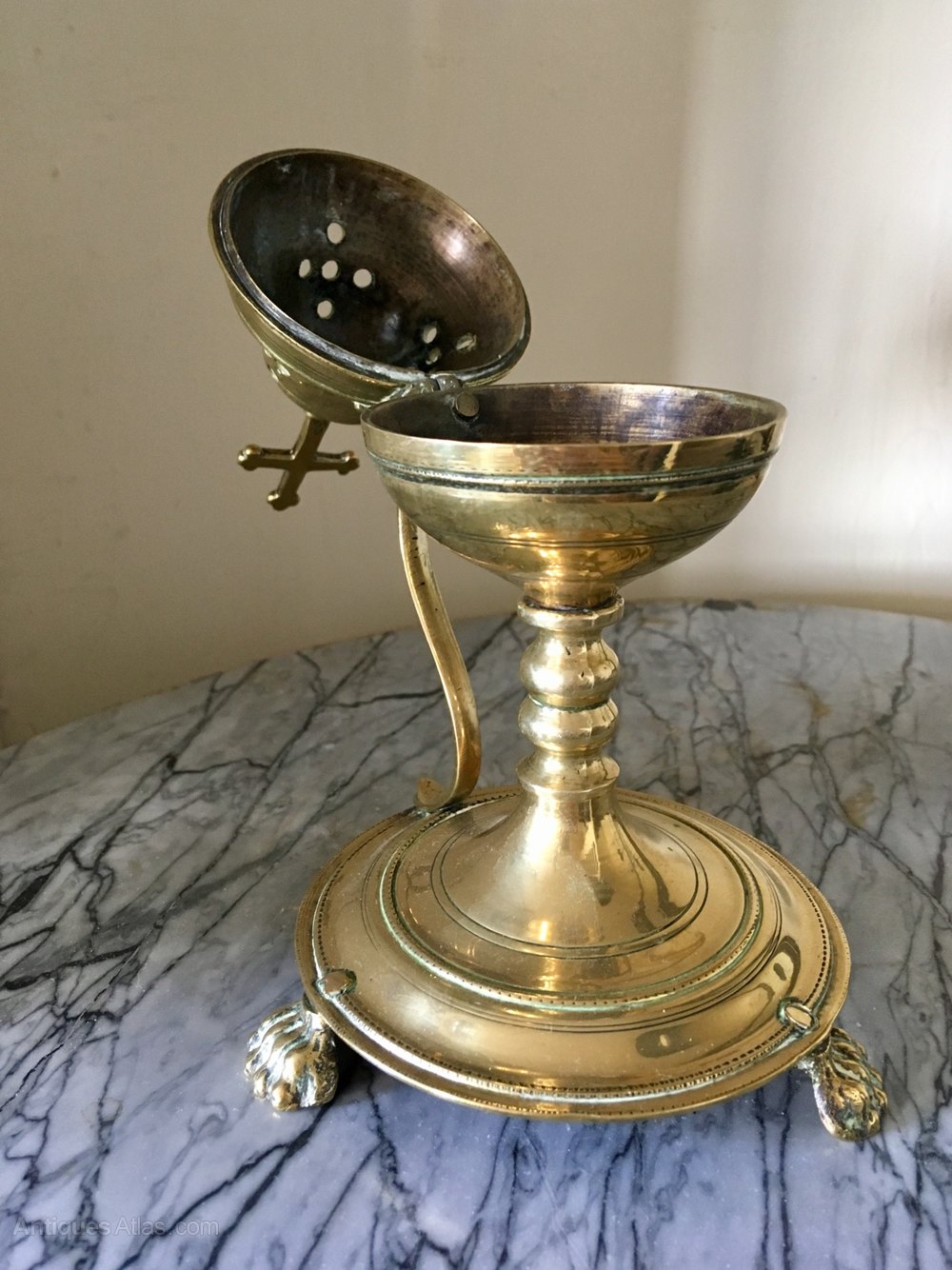 Antiques Atlas Gothic Incense Burner With Paw Feet