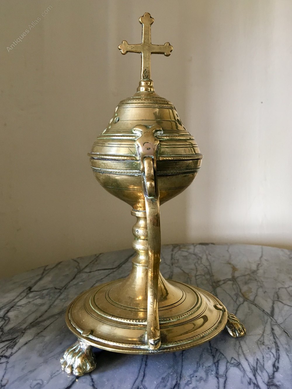 Antiques Atlas Gothic Incense Burner With Paw Feet