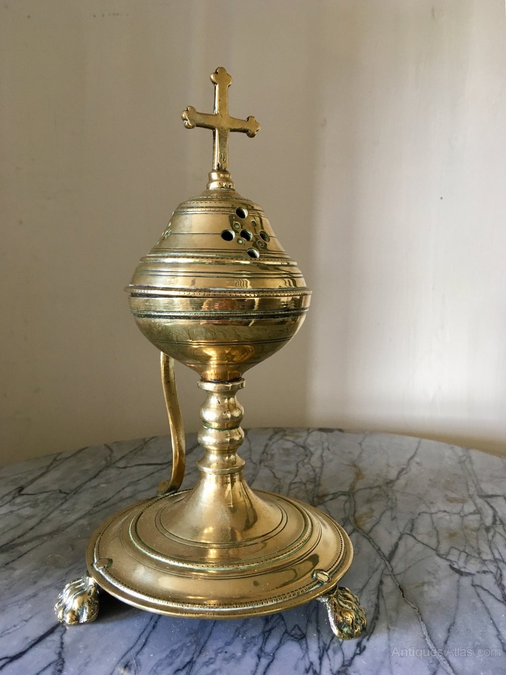 Antiques Atlas Gothic Incense Burner With Paw Feet
