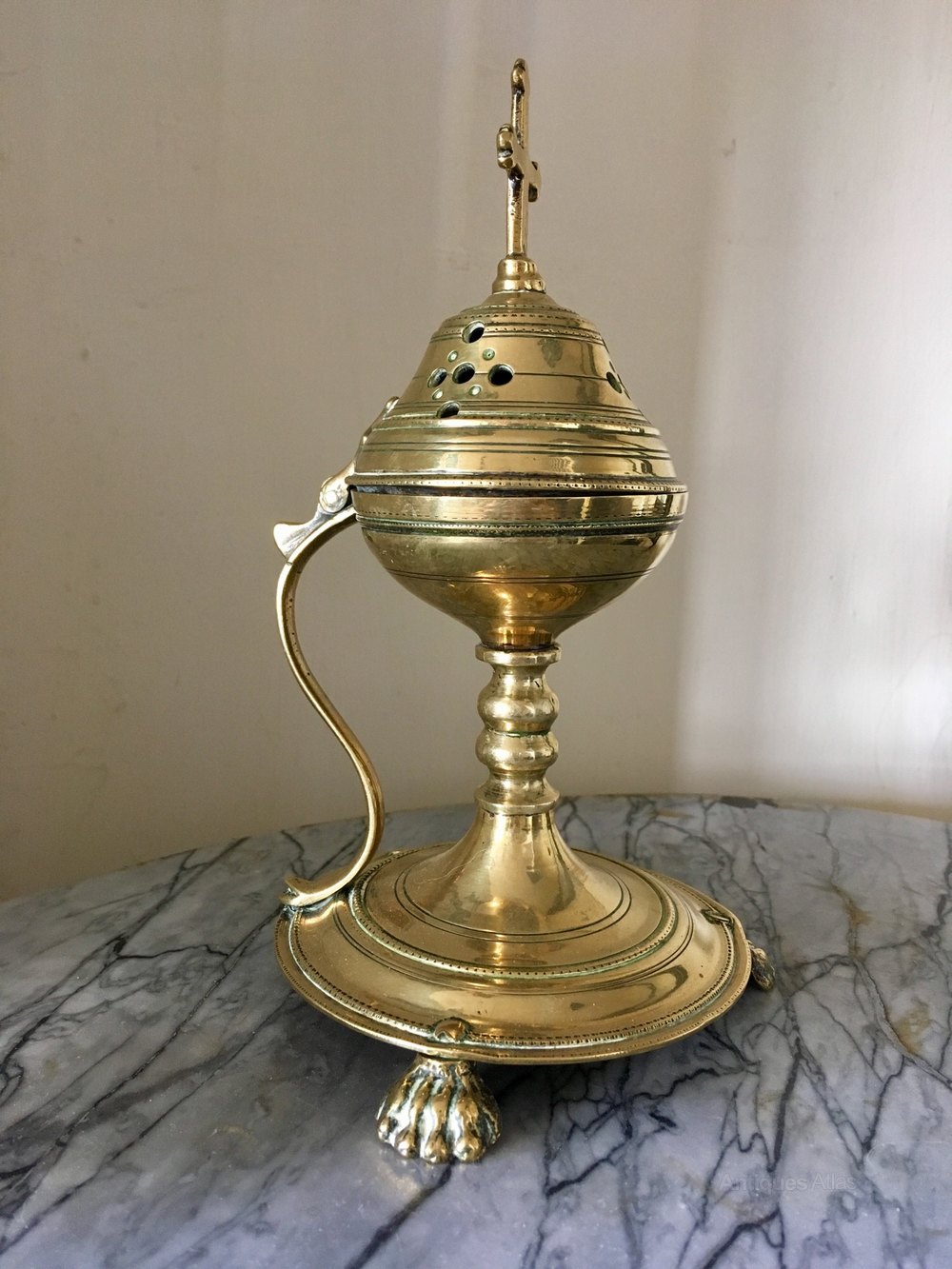 Antiques Atlas Gothic Incense Burner With Paw Feet