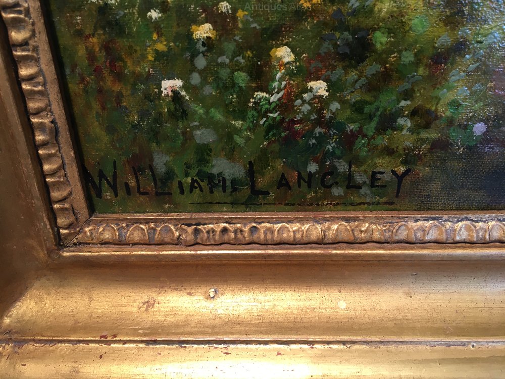 Antiques Atlas Pair Of Oil Paintings By William Langley