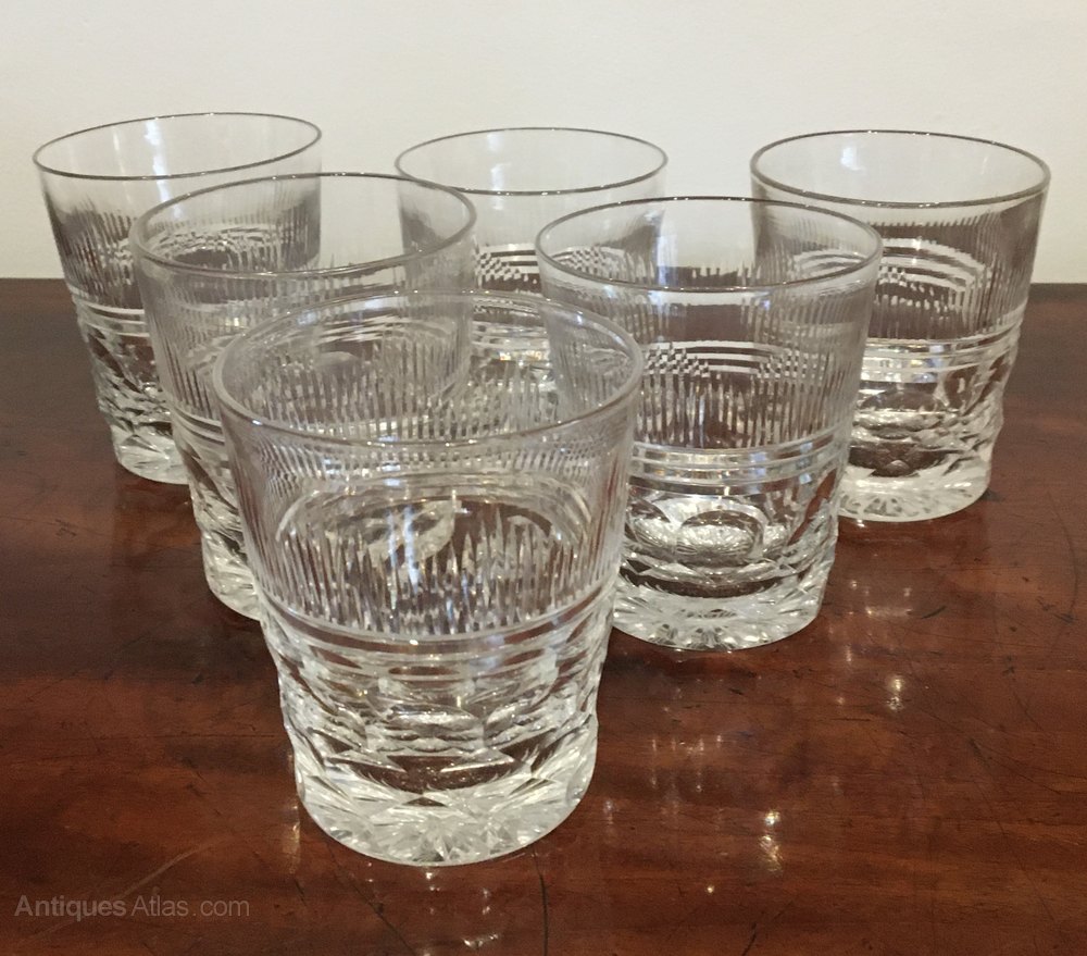 Antiques Atlas Set Of 6 Regency Cut Glass Tumblers