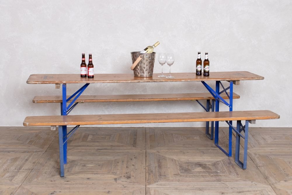 Antiques Atlas Bierkeller Foldable Table And Bench Set