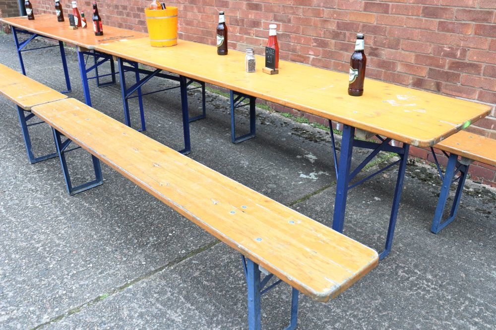 Antiques Atlas Bierkeller Foldable Table And Bench Set