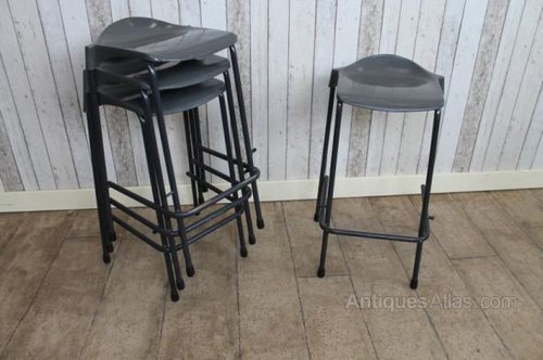 Antiques Atlas - Vintage Lab Stools Stacking School Stools as175a1618 ...