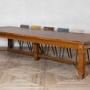 Large Oak Dining Room Table