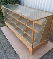 Vintage Shop Counter In Oak