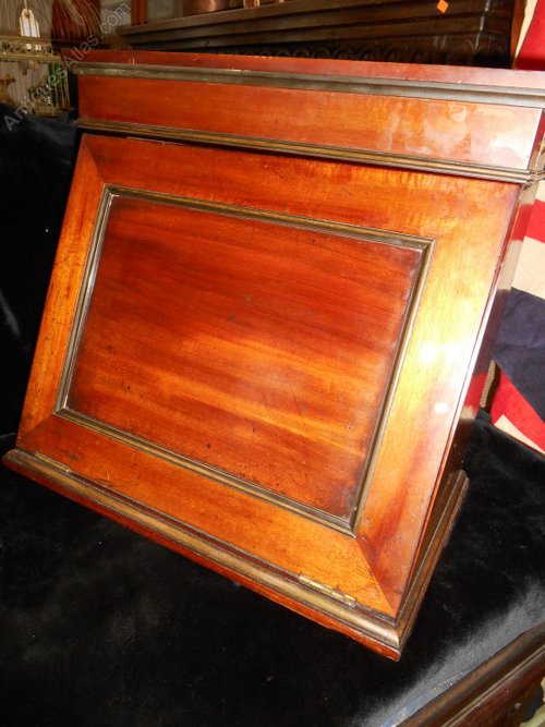 Victorian Mahogany And Brass Mounted Decanter Antiques Atlas