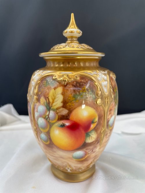 Bol à Fruits Wedgwood Creamware – Orange Réticulé – Pot-pourri – Vintage UK