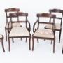A Good Set of 8 Regency Mahogany Dining Chairs