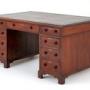Early Victorian Mahogany Partners Desk