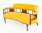 Elegant Rosewood Settee