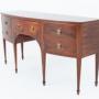 Georgian Mahogany Bow Sideboard