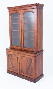 Good Quality Victorian Mahogany Library Bookcase