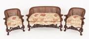 Impressive Carolean Style Bergere Suite 