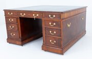 Impressive Georgian Style Burr Walnut Desk